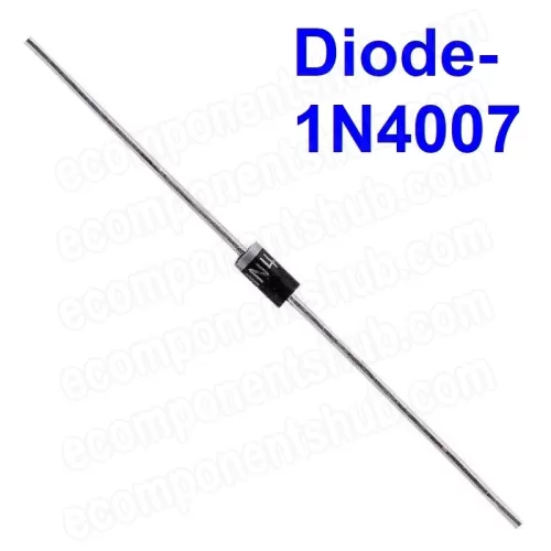 1N4007 General Purpose Rectifier Diode (1000V, 1A)