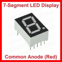 7 Segment Display - Common Anode - 0.56 inch (Standard Size) - Red