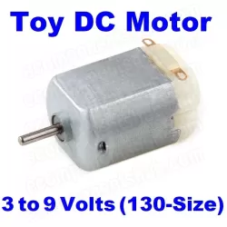 Toy DC Motor 130 Size (3 to 9 Volts)